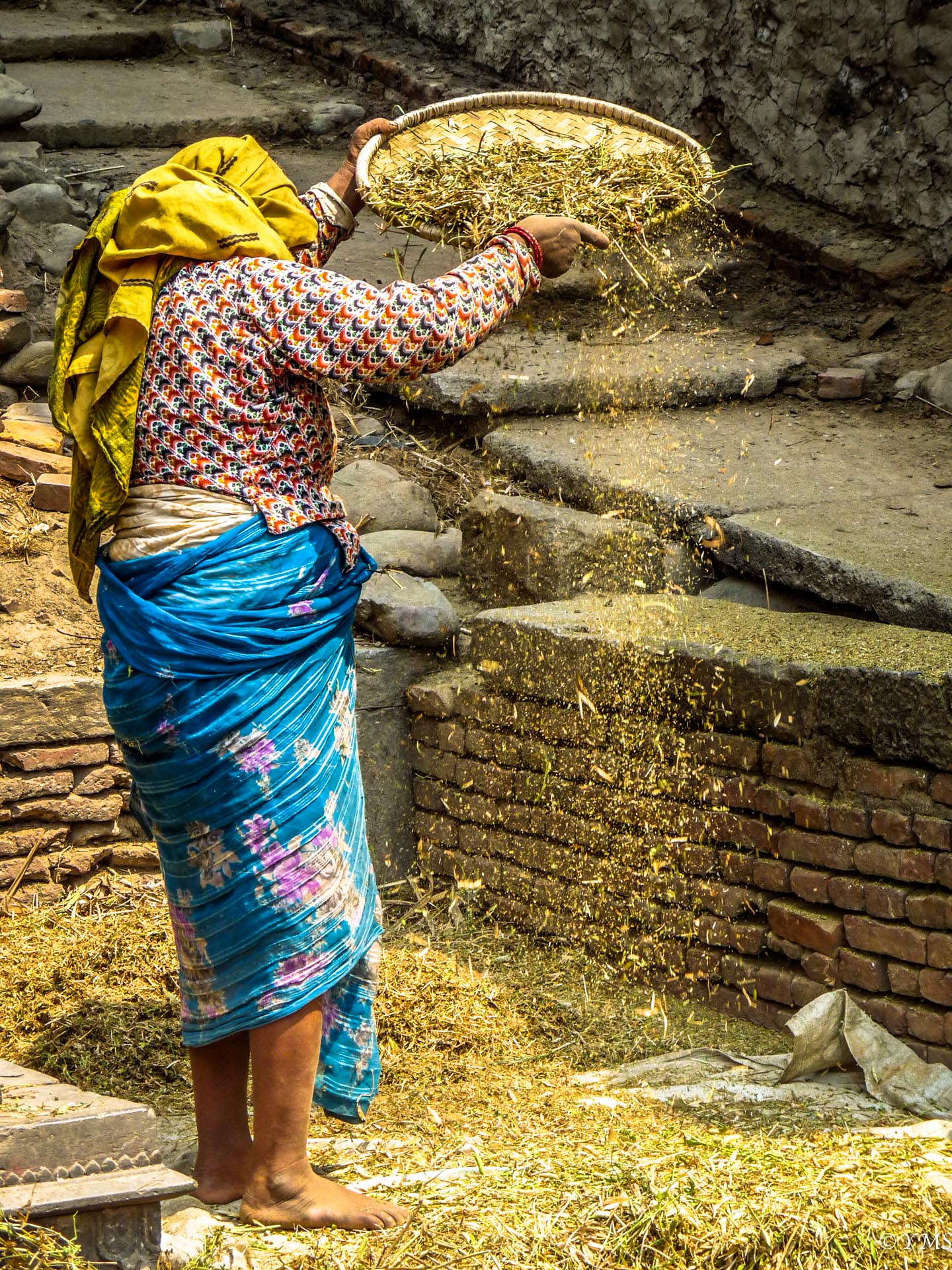 Nepal - Woman working