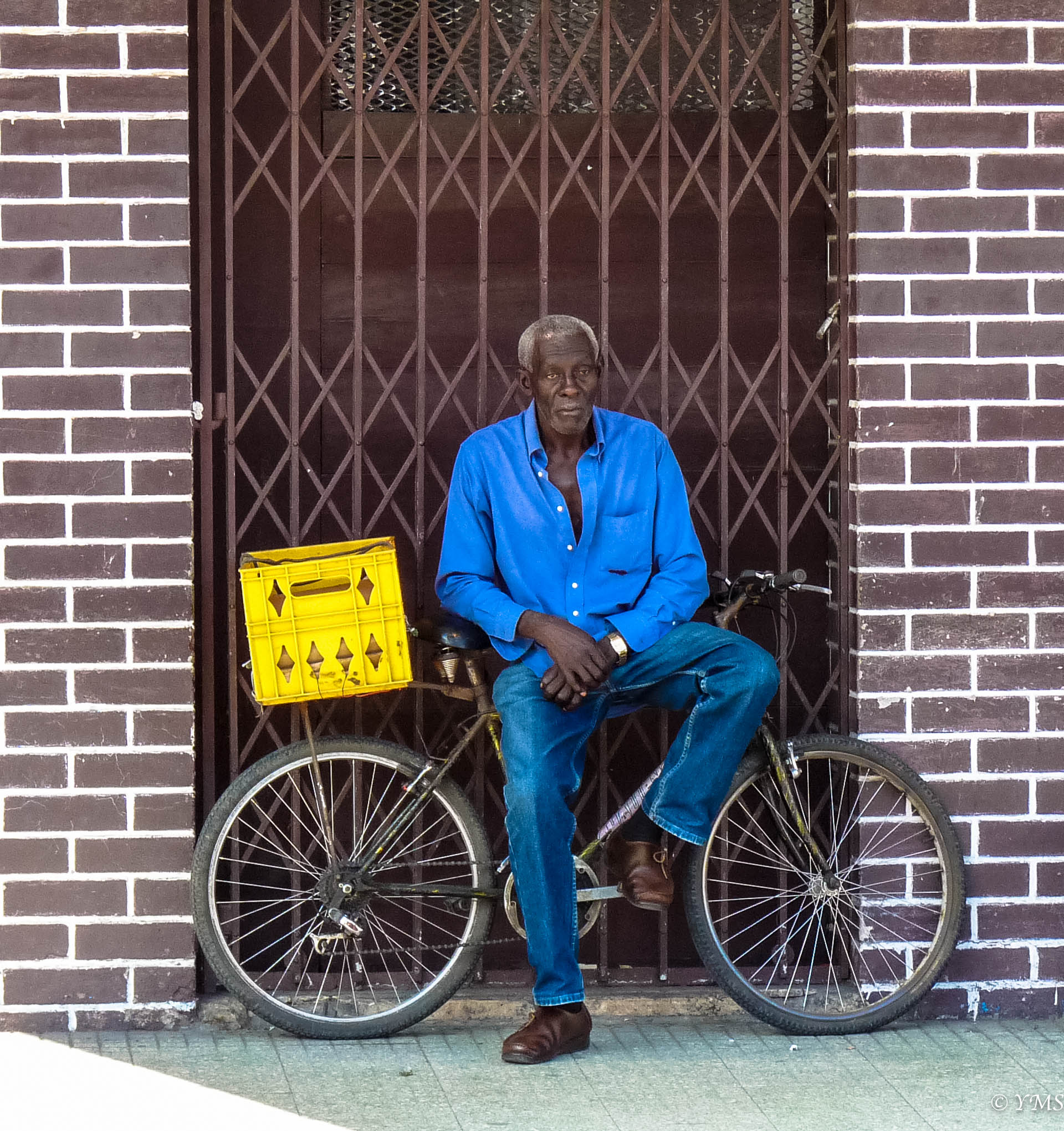 Jamaica - Man on a bike