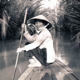 Saigon - Women on Boat